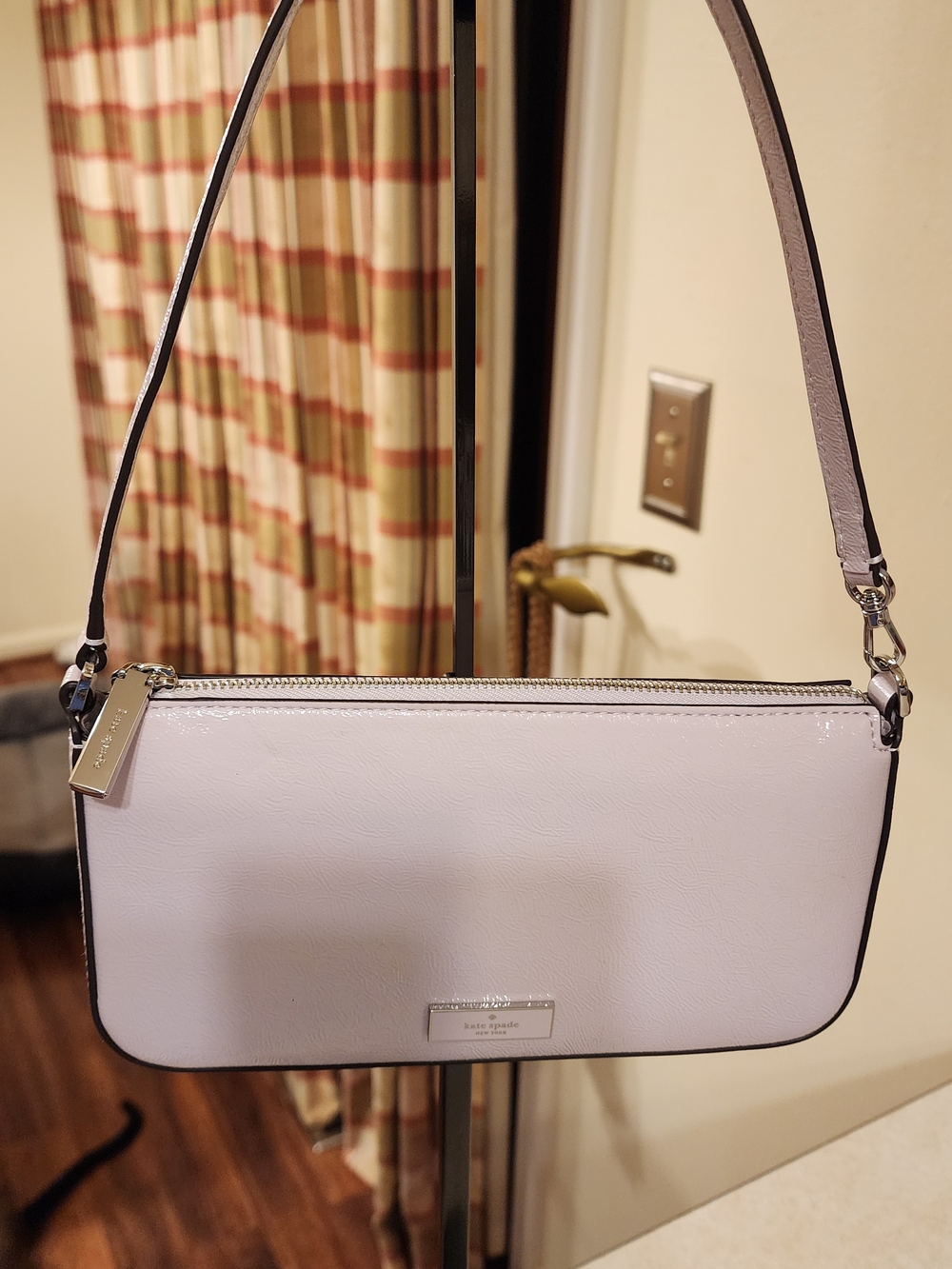 Kate Spade New York Bridget Crinkle Patent Convertible Wristlet